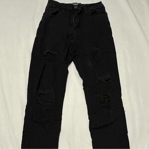 Women’s Black Ripped Skinny Jeans